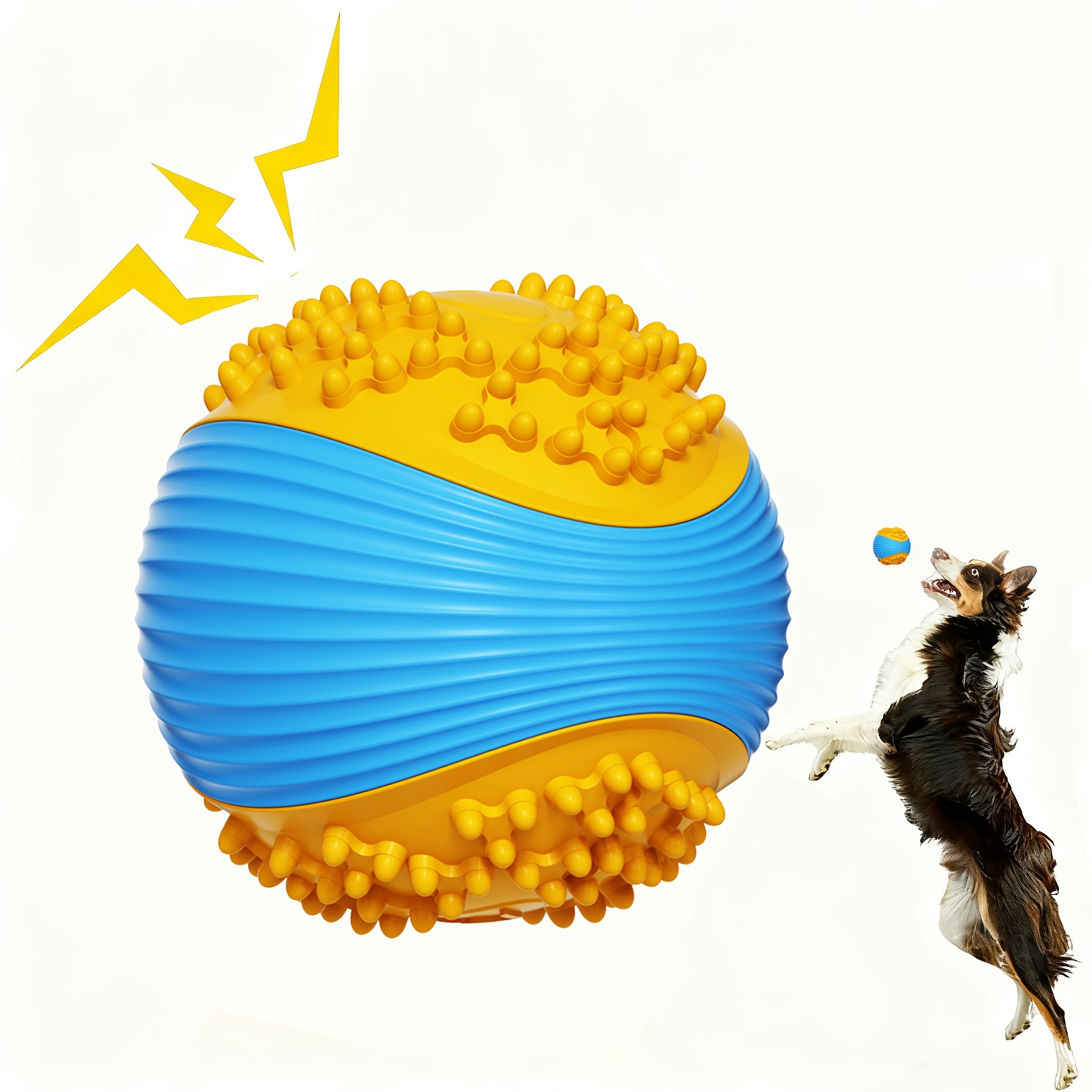 Pet Dental Chew Toy - Juguete Indestructible para Perros con Sonido,