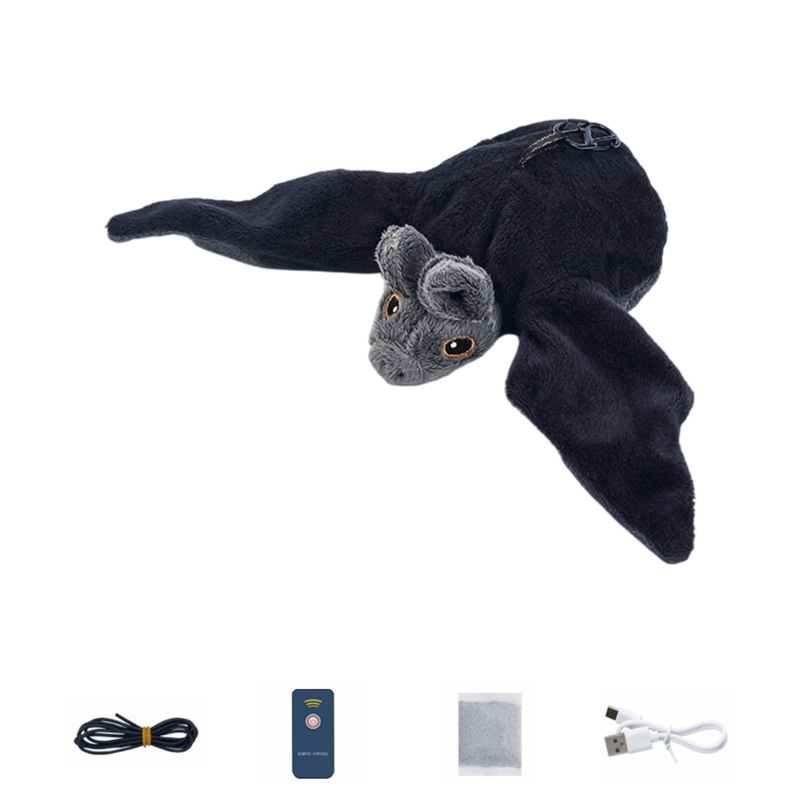 Interactive Cat Toy - Control remoto aleteo pájaro gatos persiguiendo