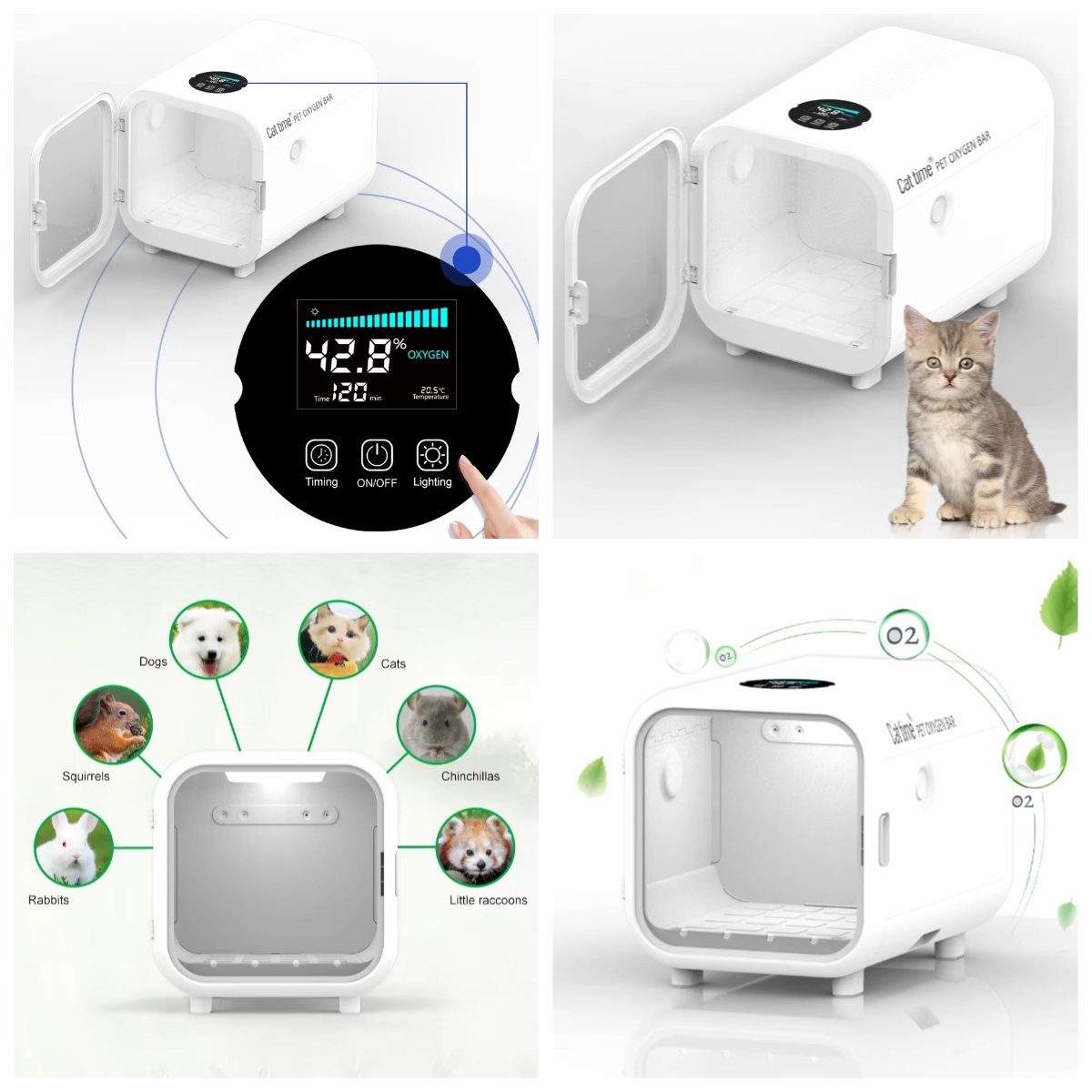 Pet Supplies Vet Clinic - Equipo de Oxígeno para Mascotas Pequeñas,