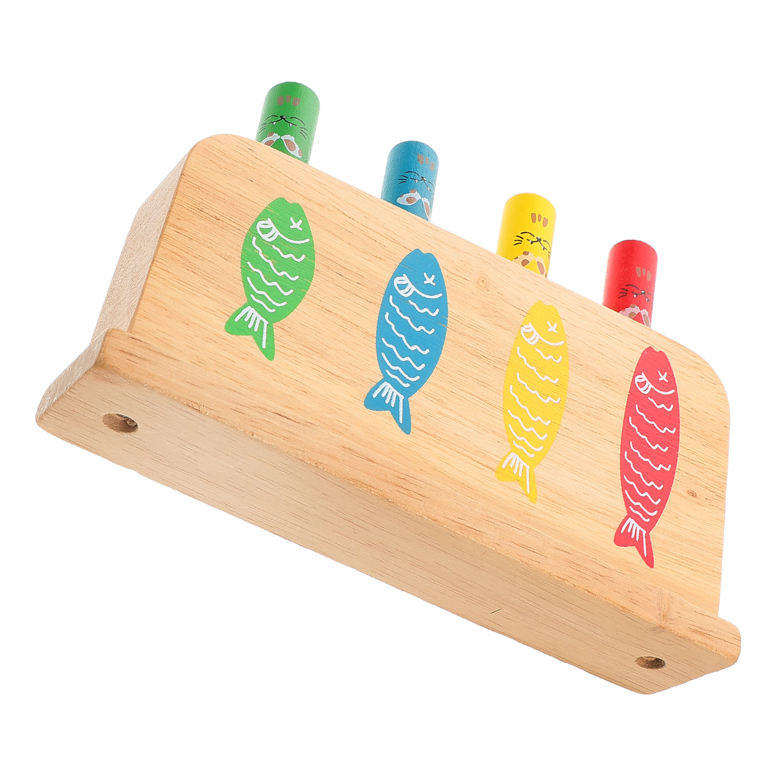 Interactive Cat Toy - 1 Juego de Madera para Jugar