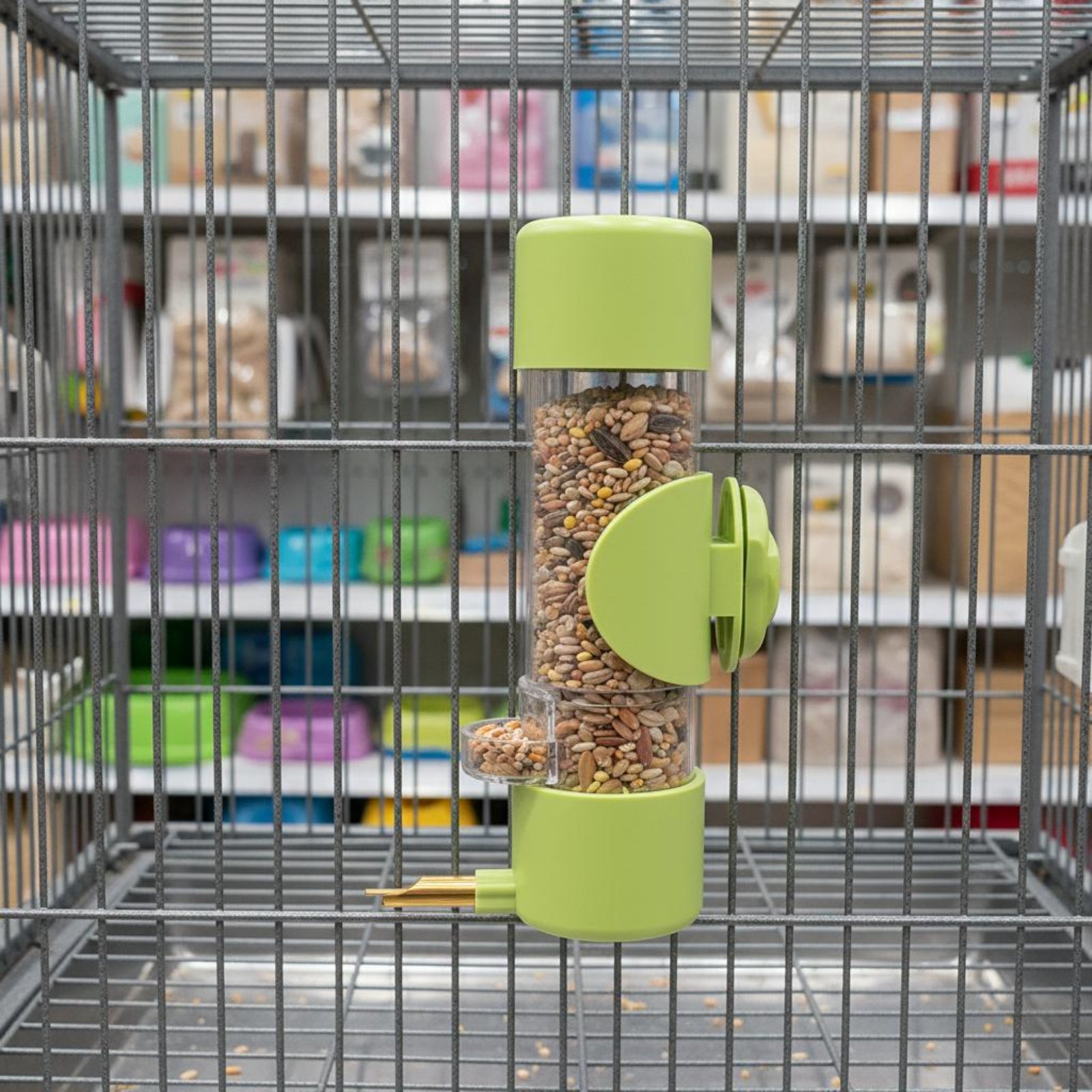 Pet Supplies Us - Comedero Separador de Semillas, Resistente a