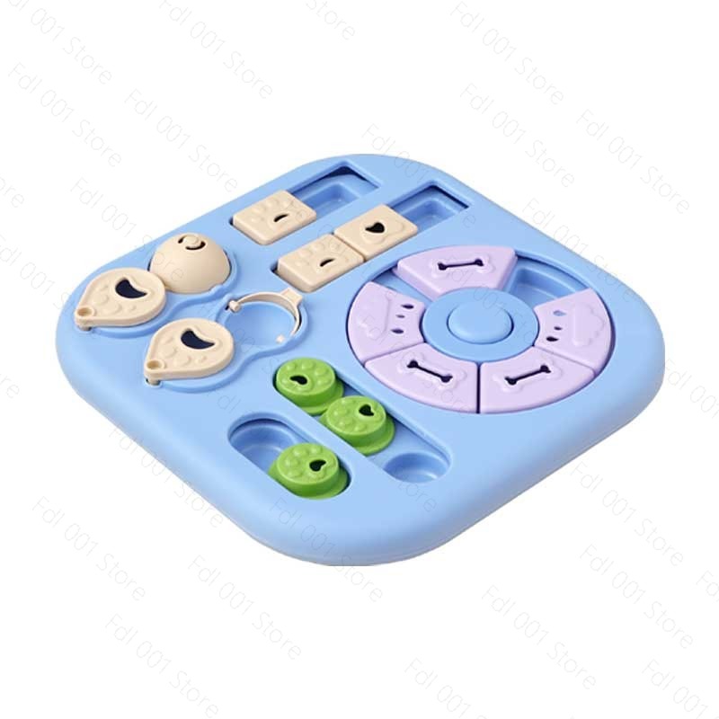 Interactive Cat Toy - Juguetes interactivos cuadrados para alimentar mascotas,