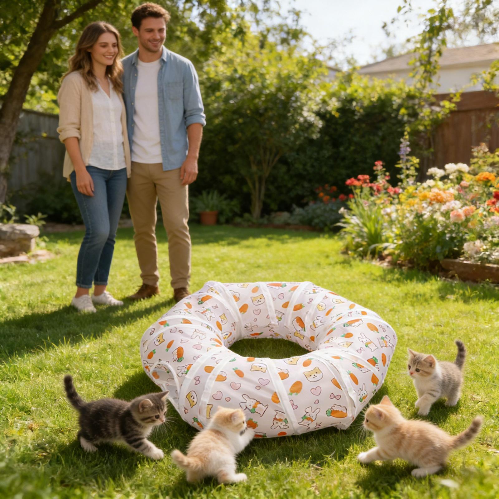 Túneles para gatos, juguete in - Interactive Cat Toy reseña y precio