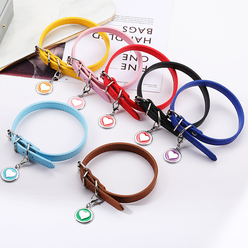 Collar de cuero para perro y g - Pet Supplies Login reseña y precio