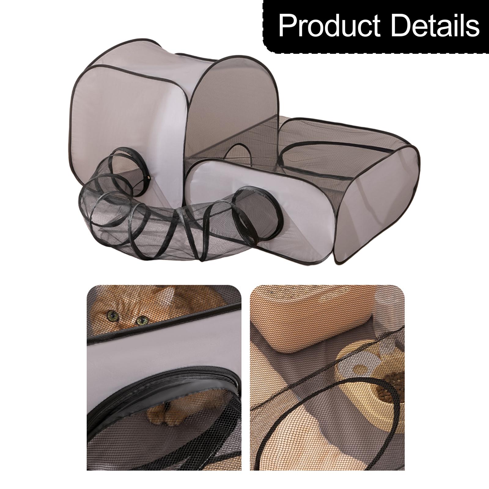 Jaula tipo túnel de tubo para  - Interactive Cat Toy reseña y precio