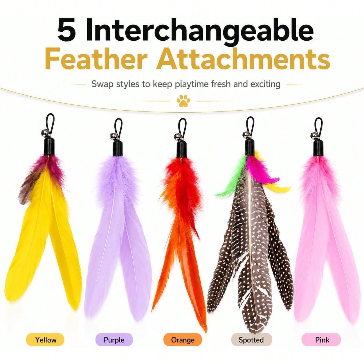Juguete con varita para gatos  - Interactive Cat Toy reseña y precio