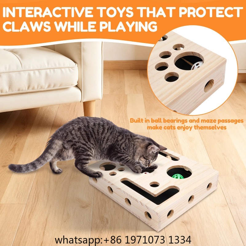 Juguete para gatos con forma d - Interactive Cat Toy reseña y precio