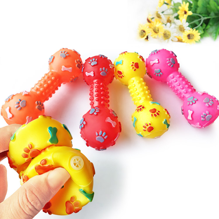 Nuevo juguete chirriante para  - Pet Dental Chew Toy reseña y precio