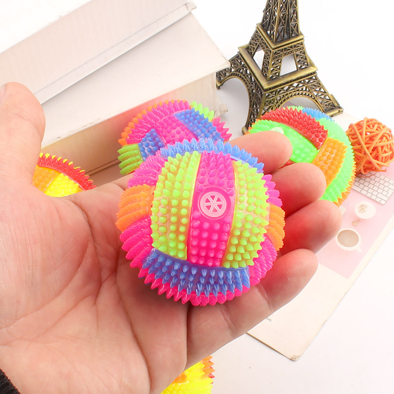 Pelota brillante para perros,  - Pet Dental Chew Toy reseña y precio